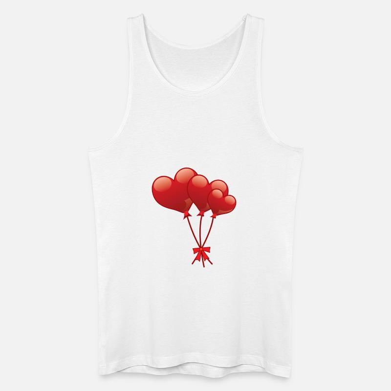 Hearts de - Männer Bio Tank Top - Weiß