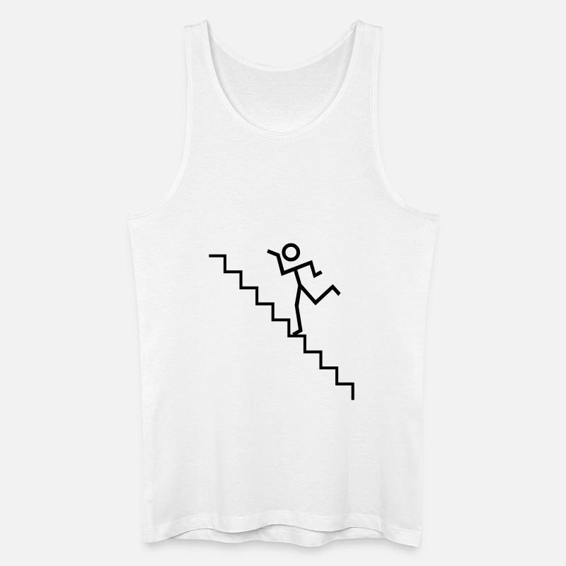 stair dance - Männer Bio Tank Top - Weiß