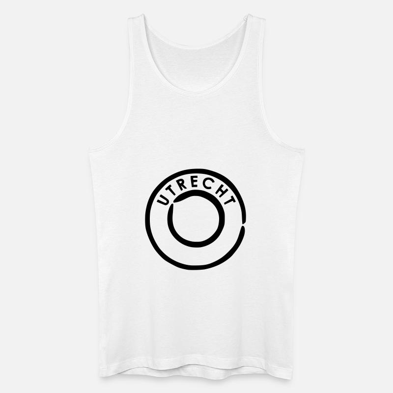 Utrecht - Männer Bio Tank Top - Weiß