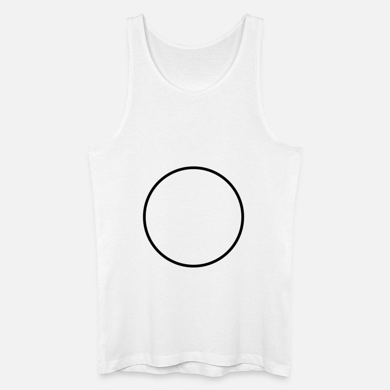 kreis3 - Männer Bio Tank Top - Weiß