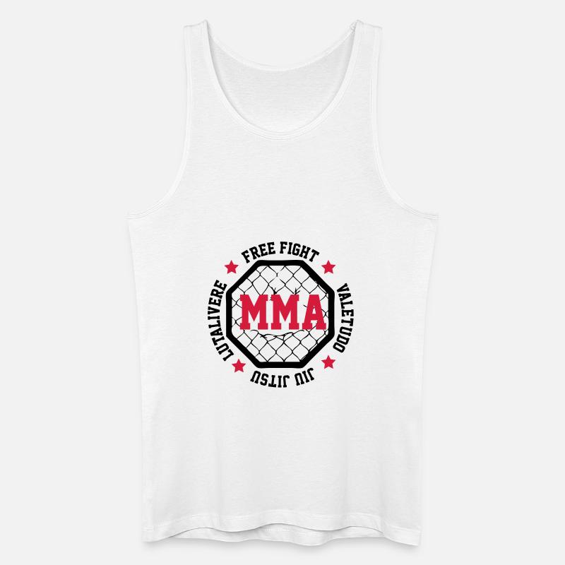 MMA - Männer Bio Tank Top - Weiß