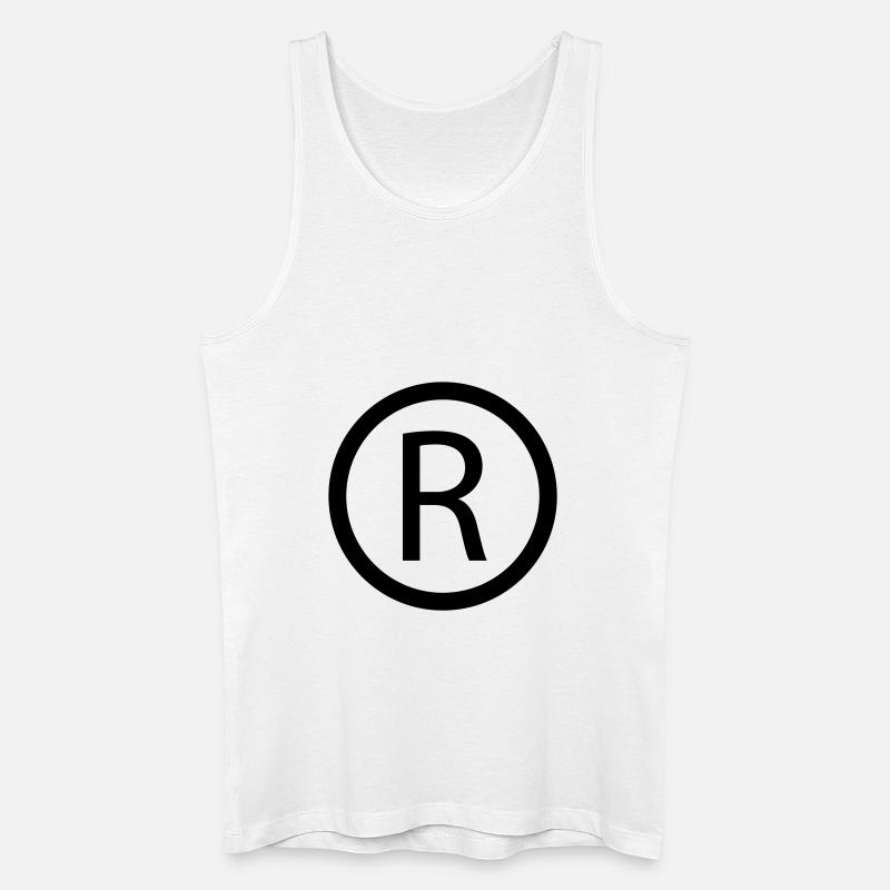Registered Trademark Symbol - Männer Bio Tank Top - Weiß