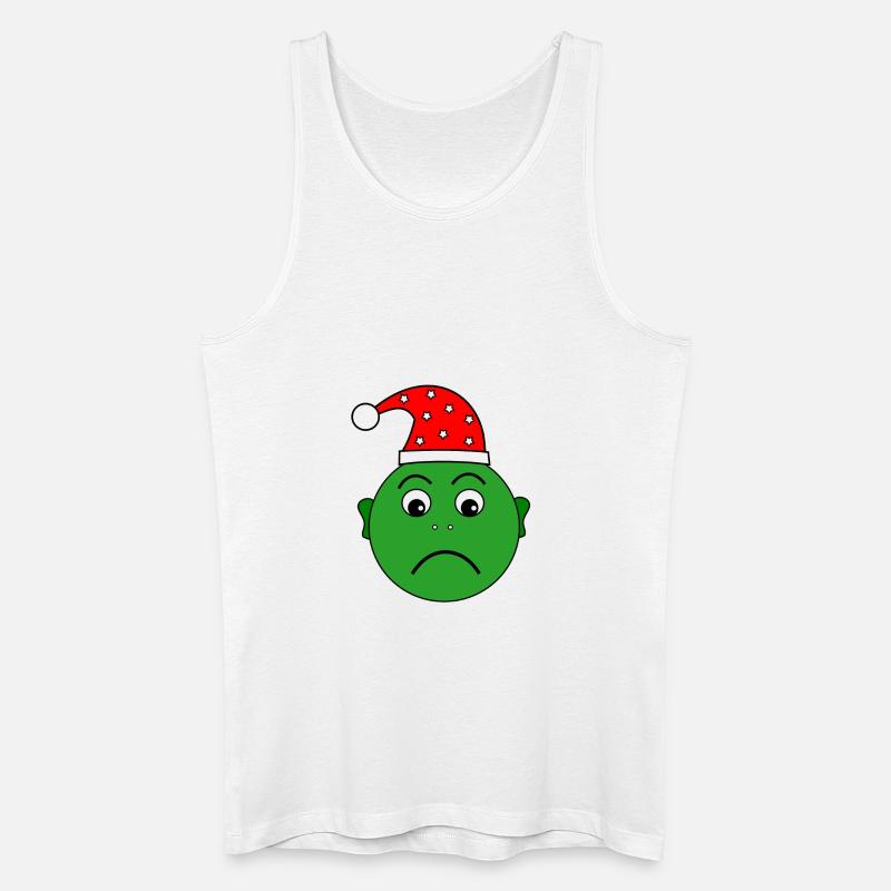Noch ein Weihnachtsmuffel - Männer Bio Tank Top - Weiß