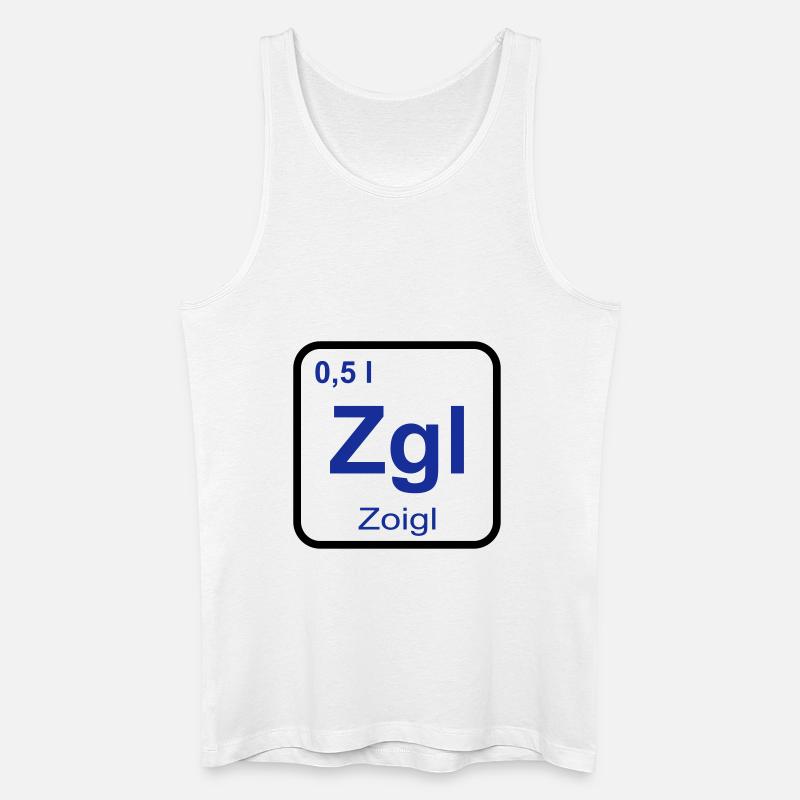 Zoigl Bier - Männer Bio Tank Top - Weiß