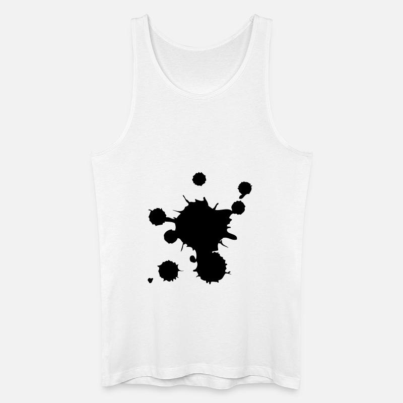 splash - Männer Bio Tank Top - Weiß