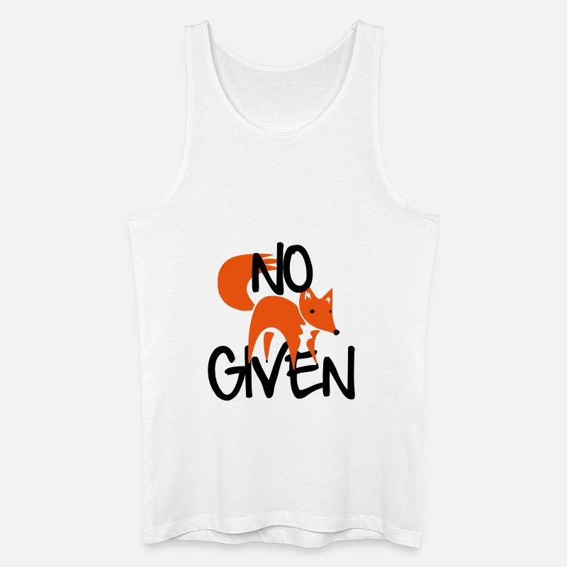 No Fox Given - Männer Bio Tank Top - Weiß