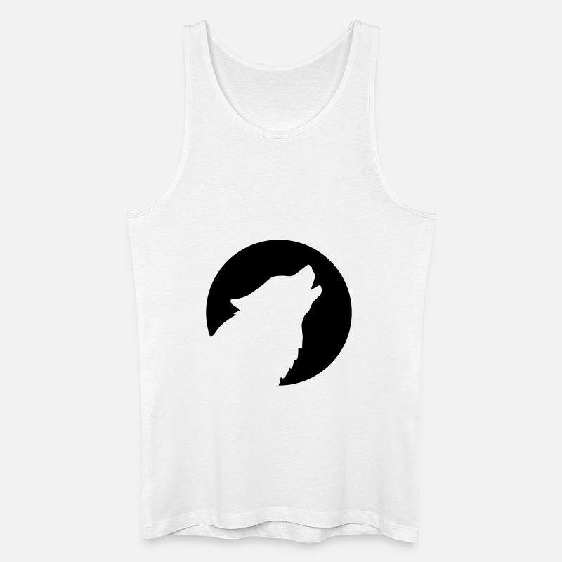 Husky - Männer Bio Tank Top - Weiß