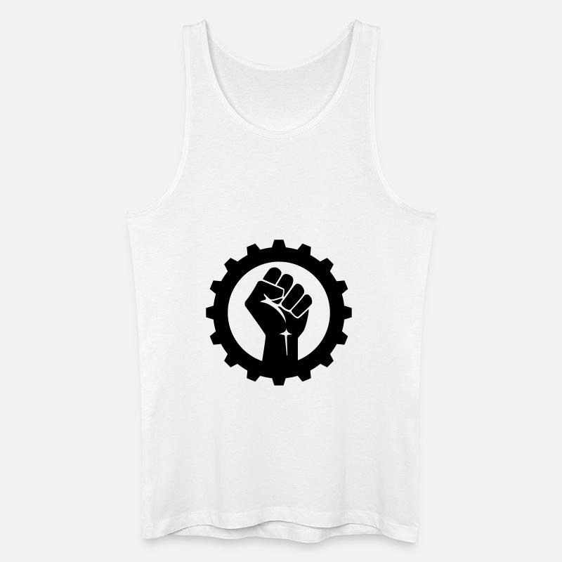 EBM Logo 19 (Vector) - Männer Bio Tank Top - Weiß