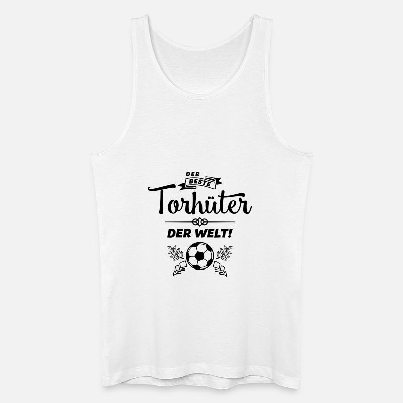 der beste torhüter - Männer Bio Tank Top - Weiß