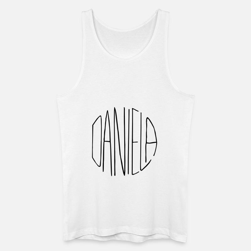 Daniela Geschenk - Männer Bio Tank Top - Weiß
