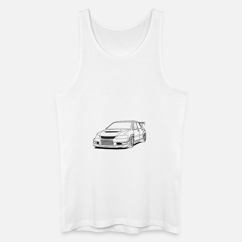 Lancer white - Männer Bio Tank Top - Weiß