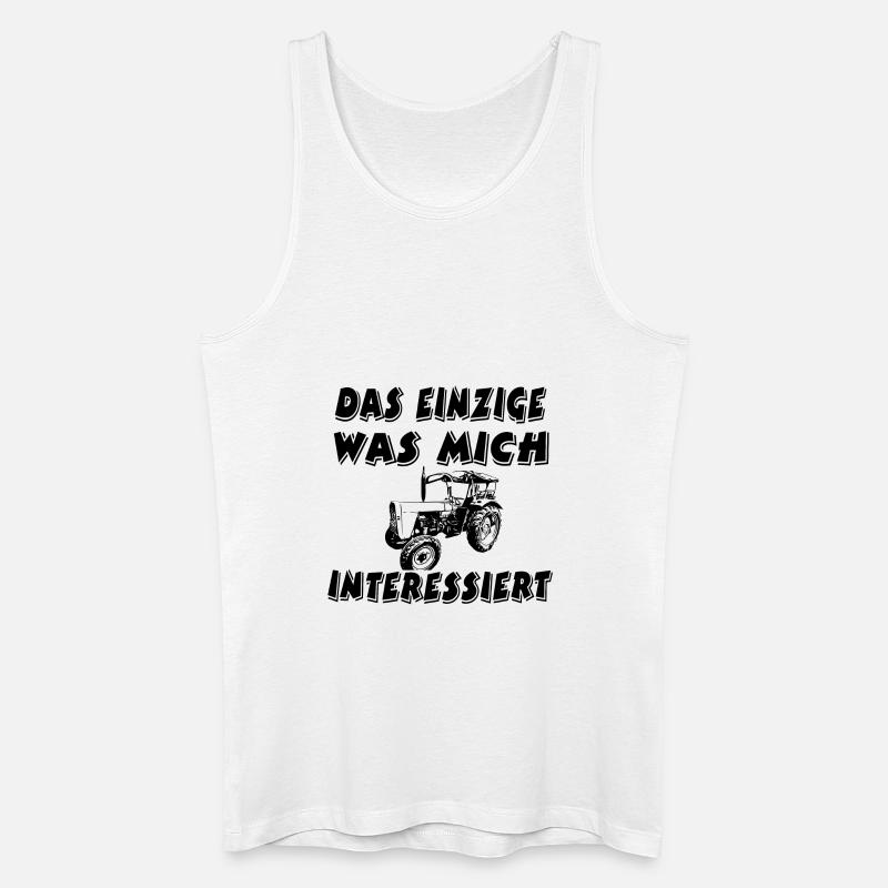 Traktor - Männer Bio Tank Top - Weiß