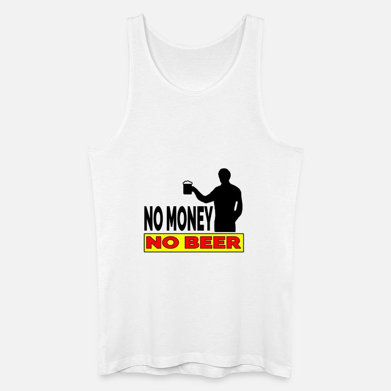 Bier - Männer Bio Tank Top - Weiß