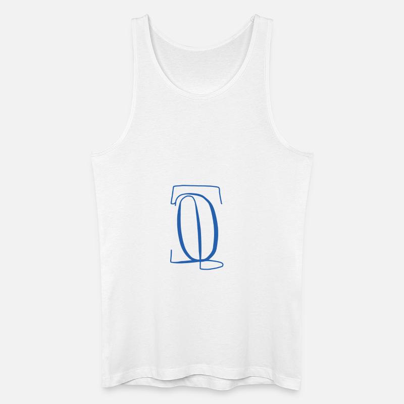 Der kunstvolle S - Männer Bio Tank Top - Weiß
