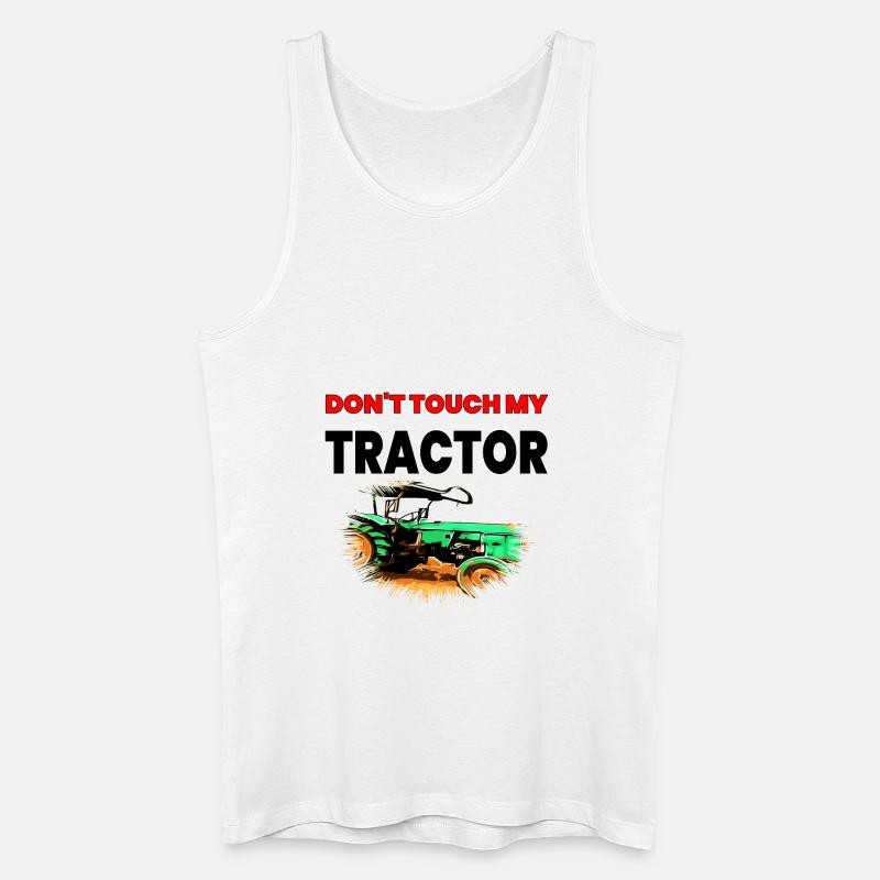 Traktor - Männer Bio Tank Top - Weiß