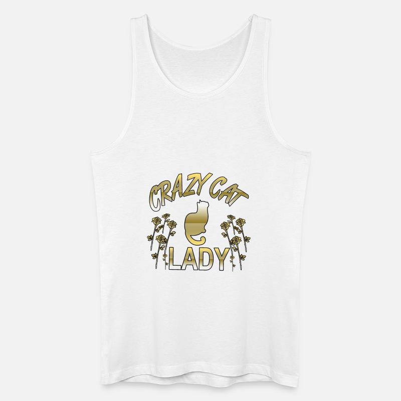 Katze - Männer Bio Tank Top - Weiß
