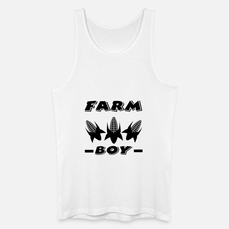 Bauernhof - Männer Bio Tank Top - Weiß