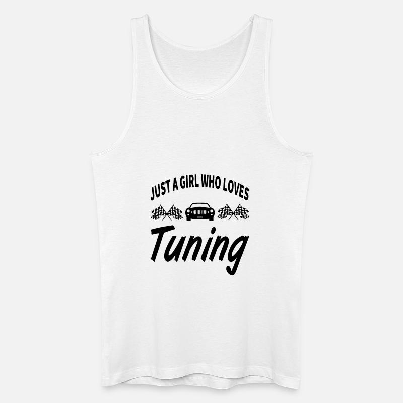 Auto - Männer Bio Tank Top - Weiß