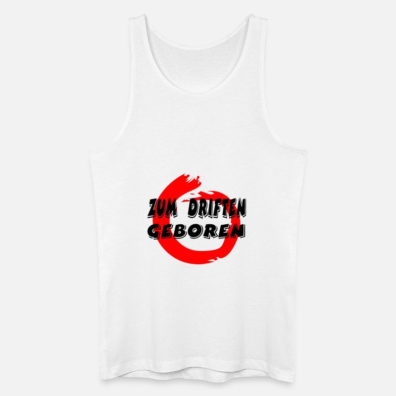 Auto - Männer Bio Tank Top - Weiß