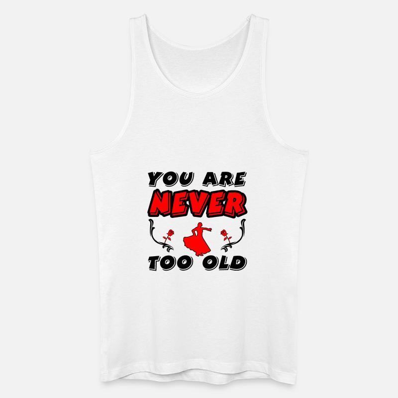 Tanzen - Männer Bio Tank Top - Weiß