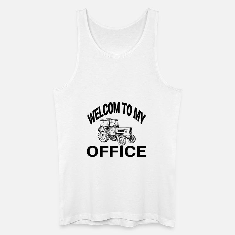 Traktor - Männer Bio Tank Top - Weiß