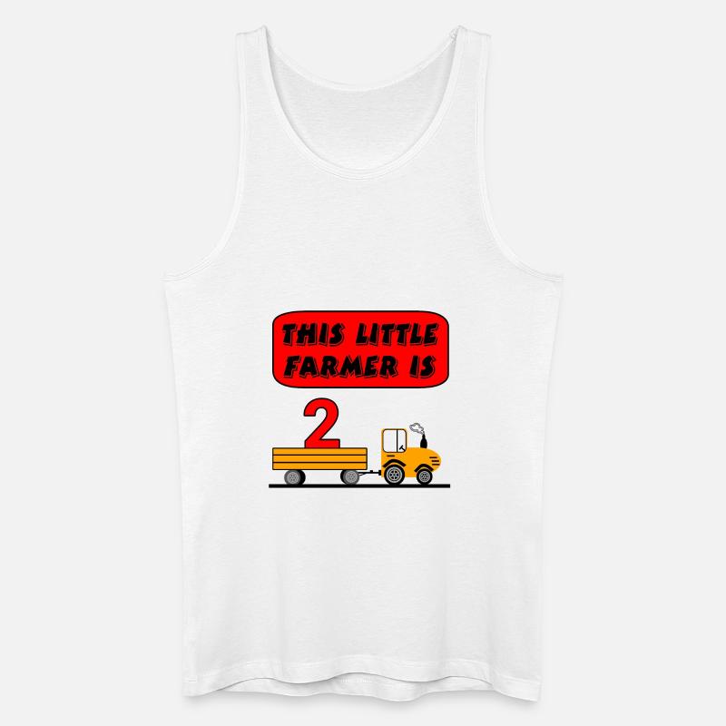 Bauer - Männer Bio Tank Top - Weiß