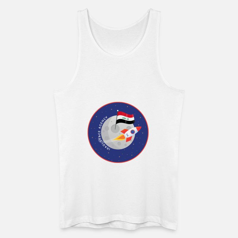 Irakische Raumfahrtbehörde - Männer Bio Tank Top - Weiß