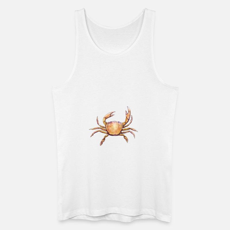 NECORA PUBER - Männer Bio Tank Top - Weiß