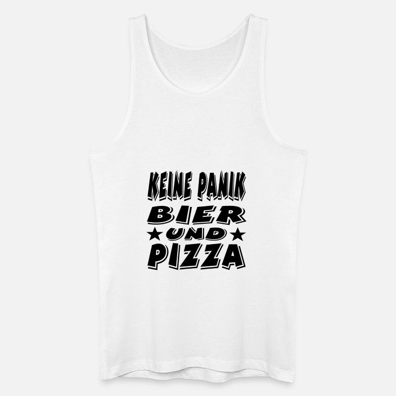 Bier - Männer Bio Tank Top - Weiß