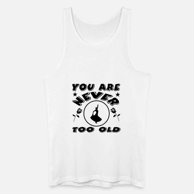 Tanzen - Männer Bio Tank Top - Weiß