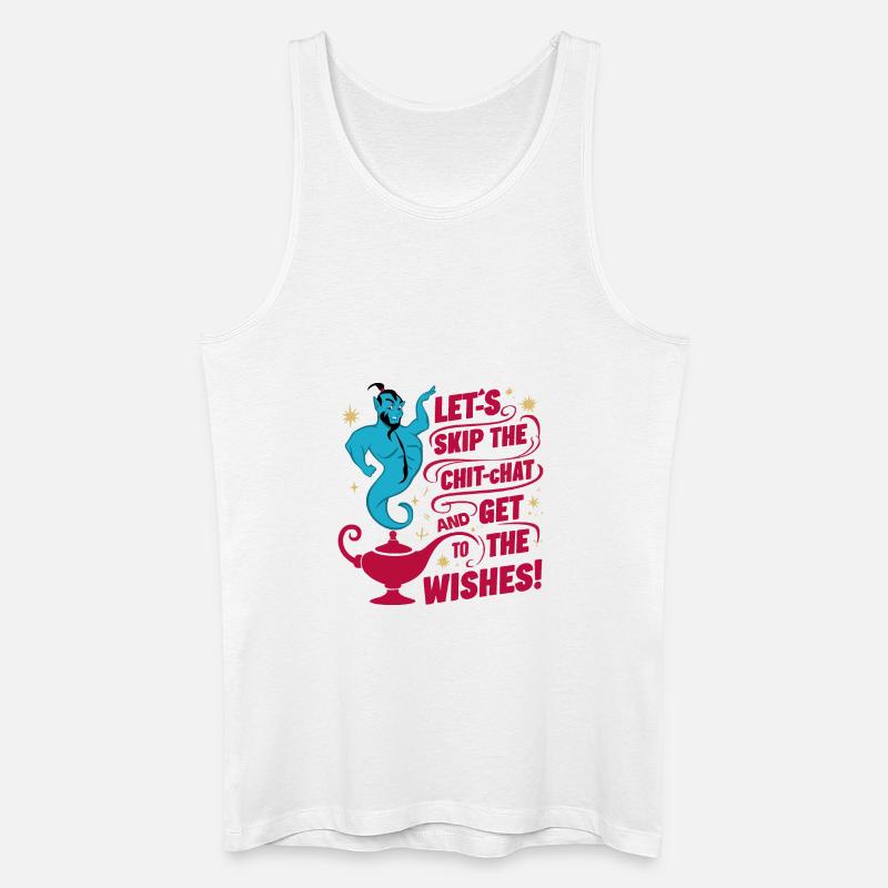 Dschinni-Lampe - Männer Bio Tank Top - Weiß