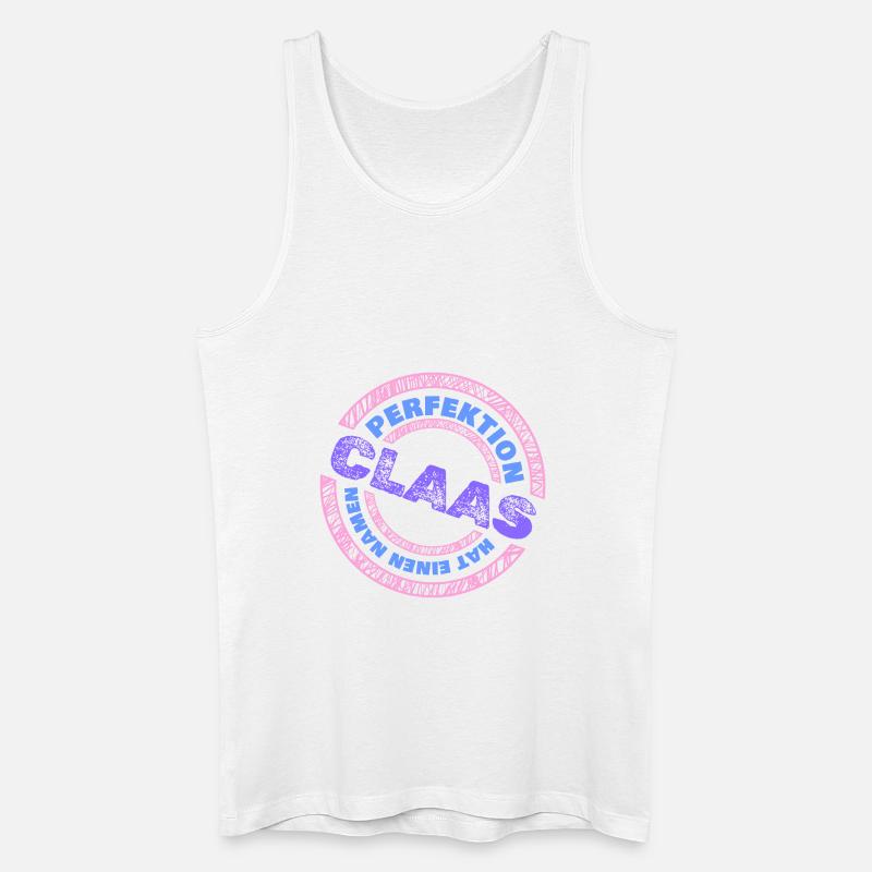 Claas als Claas - Männer Bio Tank Top - Weiß