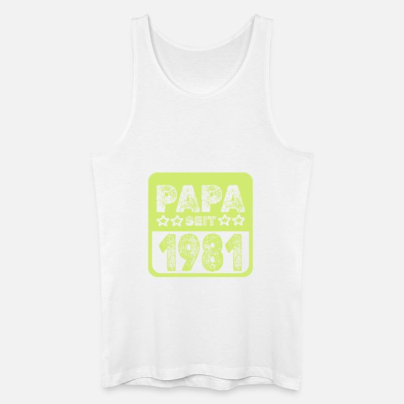 seit 1981 - Männer Bio Tank Top - Weiß