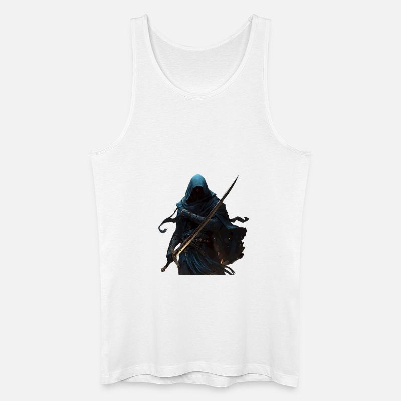 Dark Night Samurai Episode 1 - Männer Bio Tank Top - Weiß