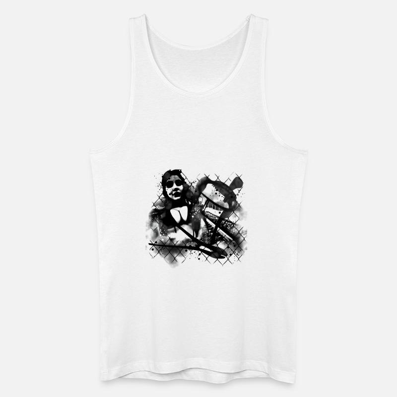 Mrs.Graffstyle Ⅳ - Männer Bio Tank Top - Weiß