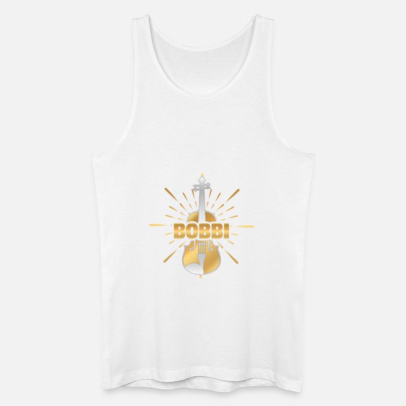 Bobbi - Männer Bio Tank Top - Weiß