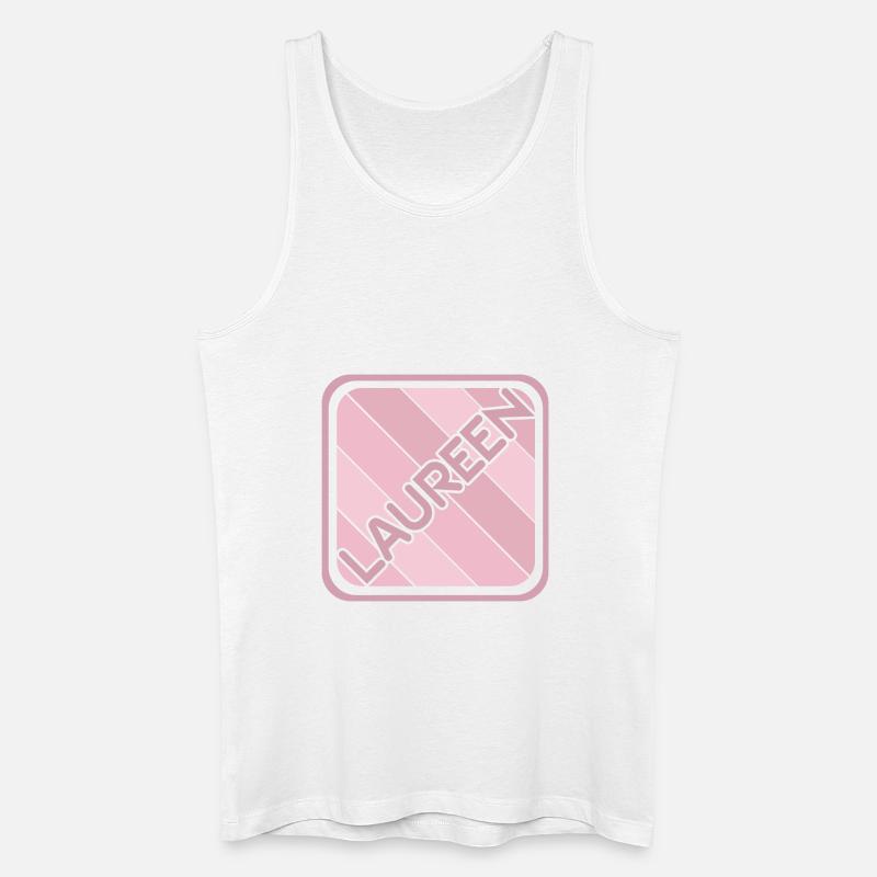 Laureen - Männer Bio Tank Top - Weiß