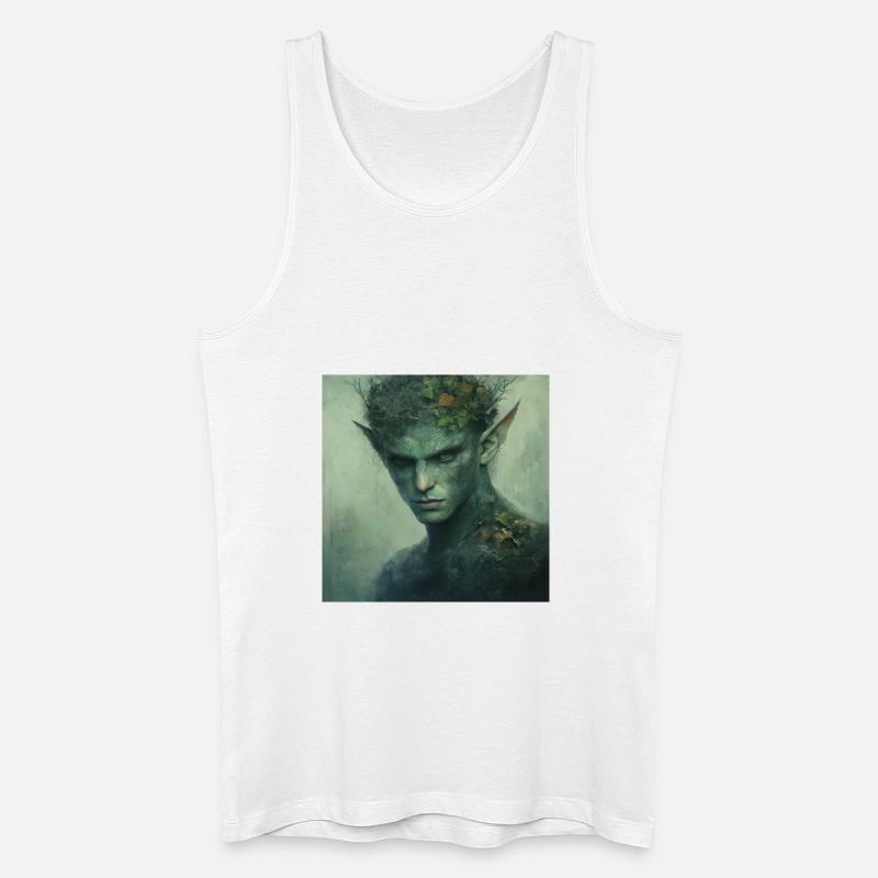 Elfe - Männer Bio Tank Top - Weiß