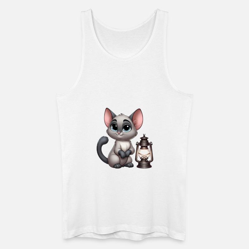 Siamesisch 19 - Männer Bio Tank Top - Weiß