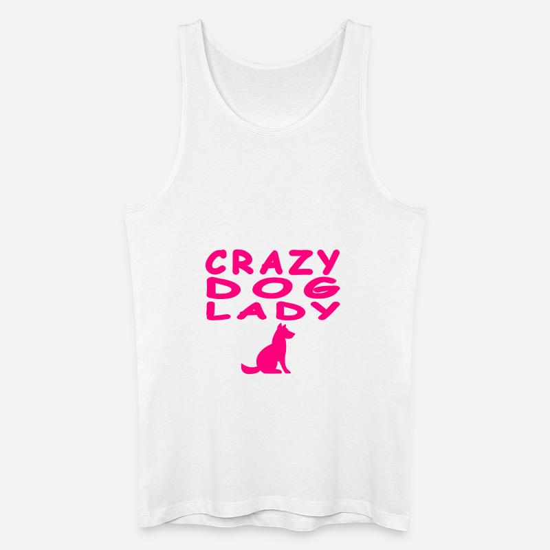 Hunde - Männer Bio Tank Top - Weiß