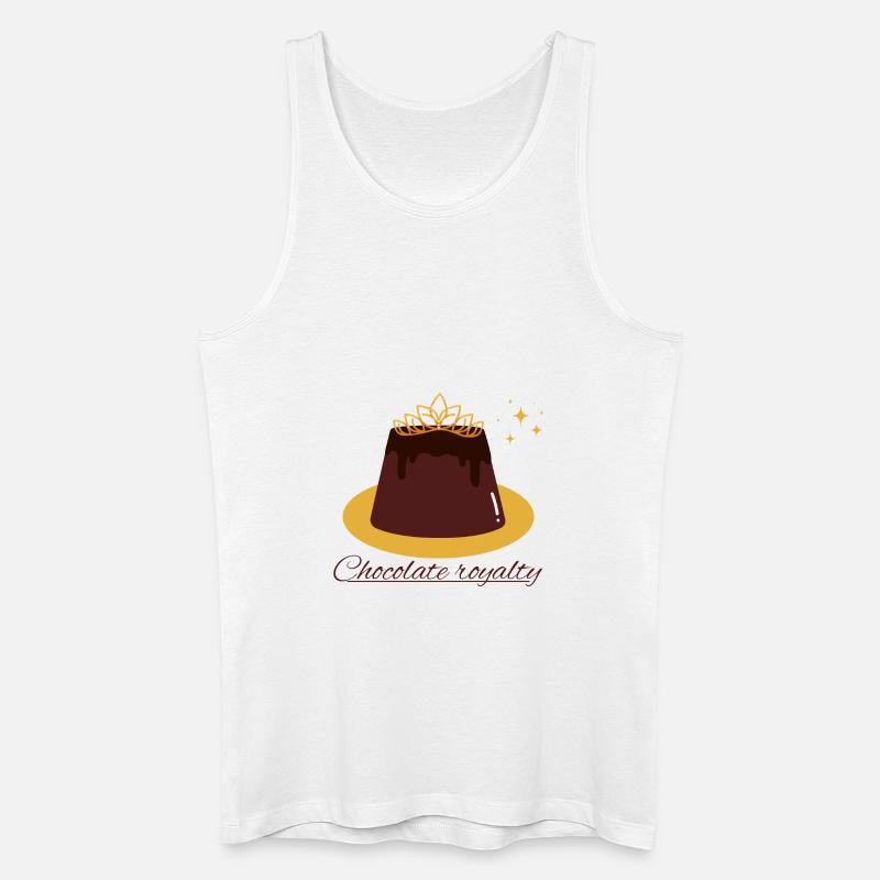 Königliche Schokolade - Männer Bio Tank Top - Weiß