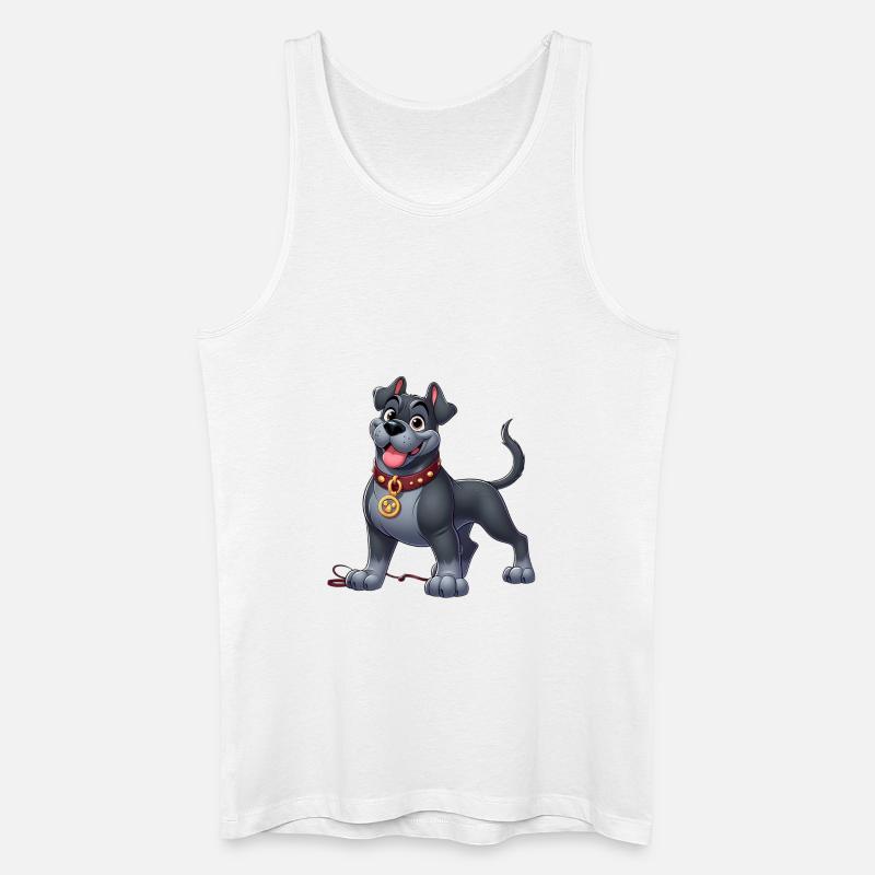 Cane Corso - Männer Bio Tank Top - Weiß