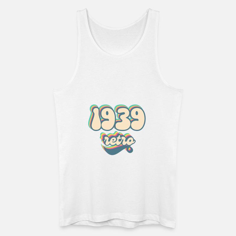 1939 Retro Geschenkidee - Männer Bio Tank Top - Weiß