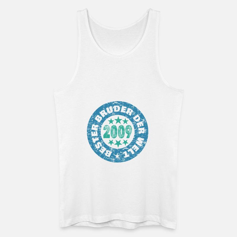 2009 - Männer Bio Tank Top - Weiß
