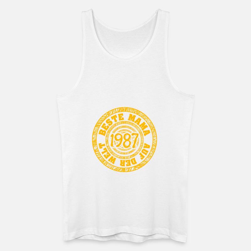 1987 - Männer Bio Tank Top - Weiß