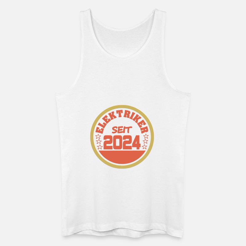 2024 - Männer Bio Tank Top - Weiß