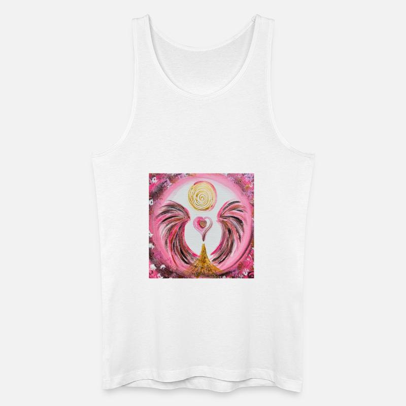 Herzengel Herzhandlung - Männer Bio Tank Top - Weiß