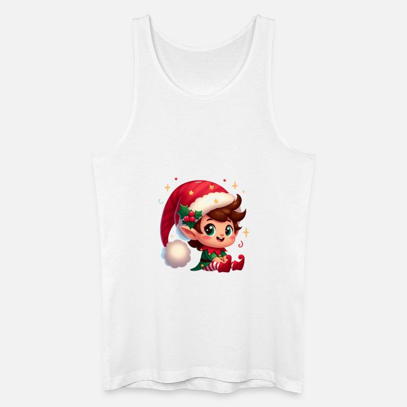 Elf 4 - Männer Bio Tank Top - Weiß