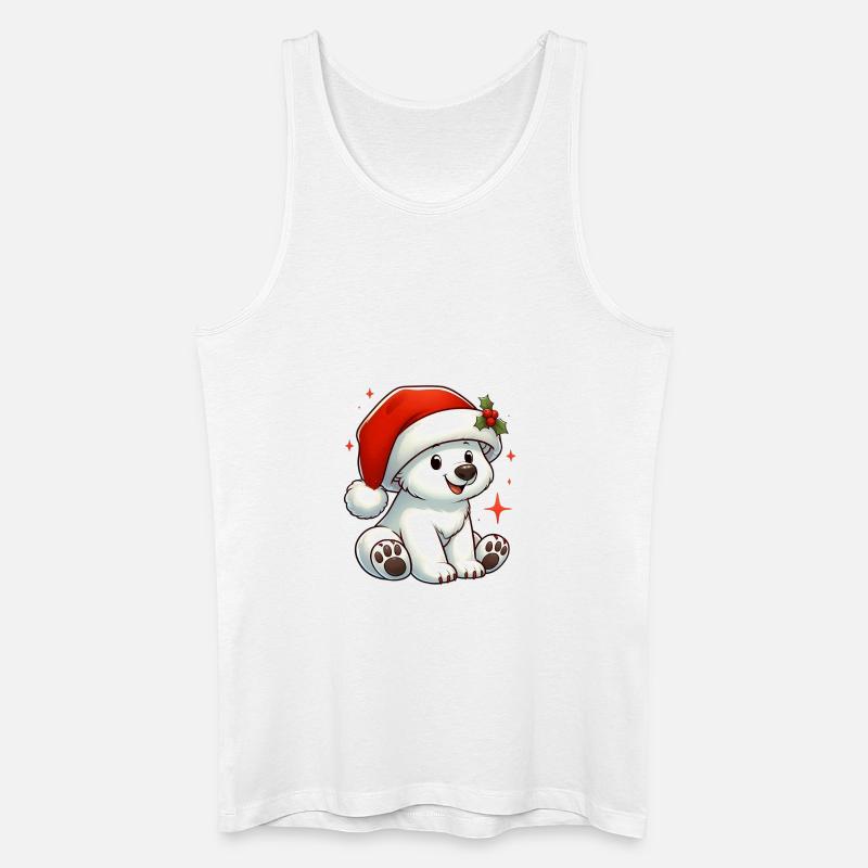 Eisbär 11 - Männer Bio Tank Top - Weiß