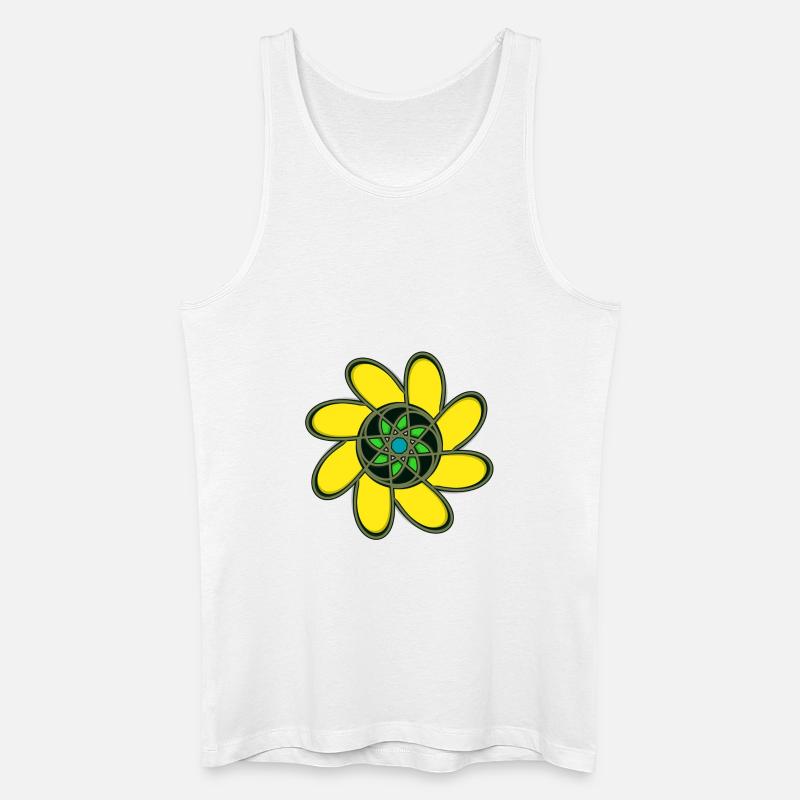 Abstract with different patterns - Men’s Organic Tank Top - white